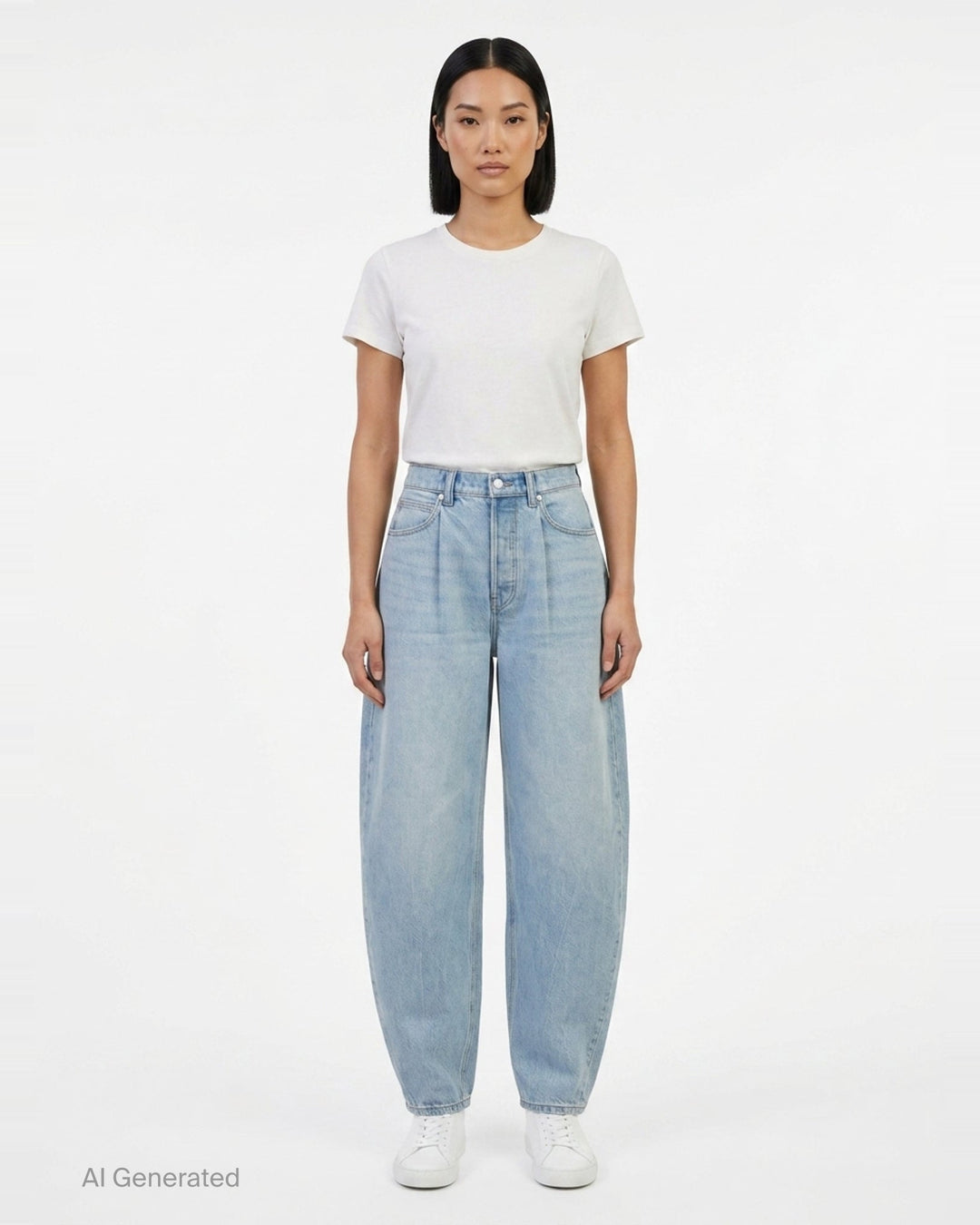 Blow Up Crystal Hotfix Jeans | Alexander Wang | Club21 - front