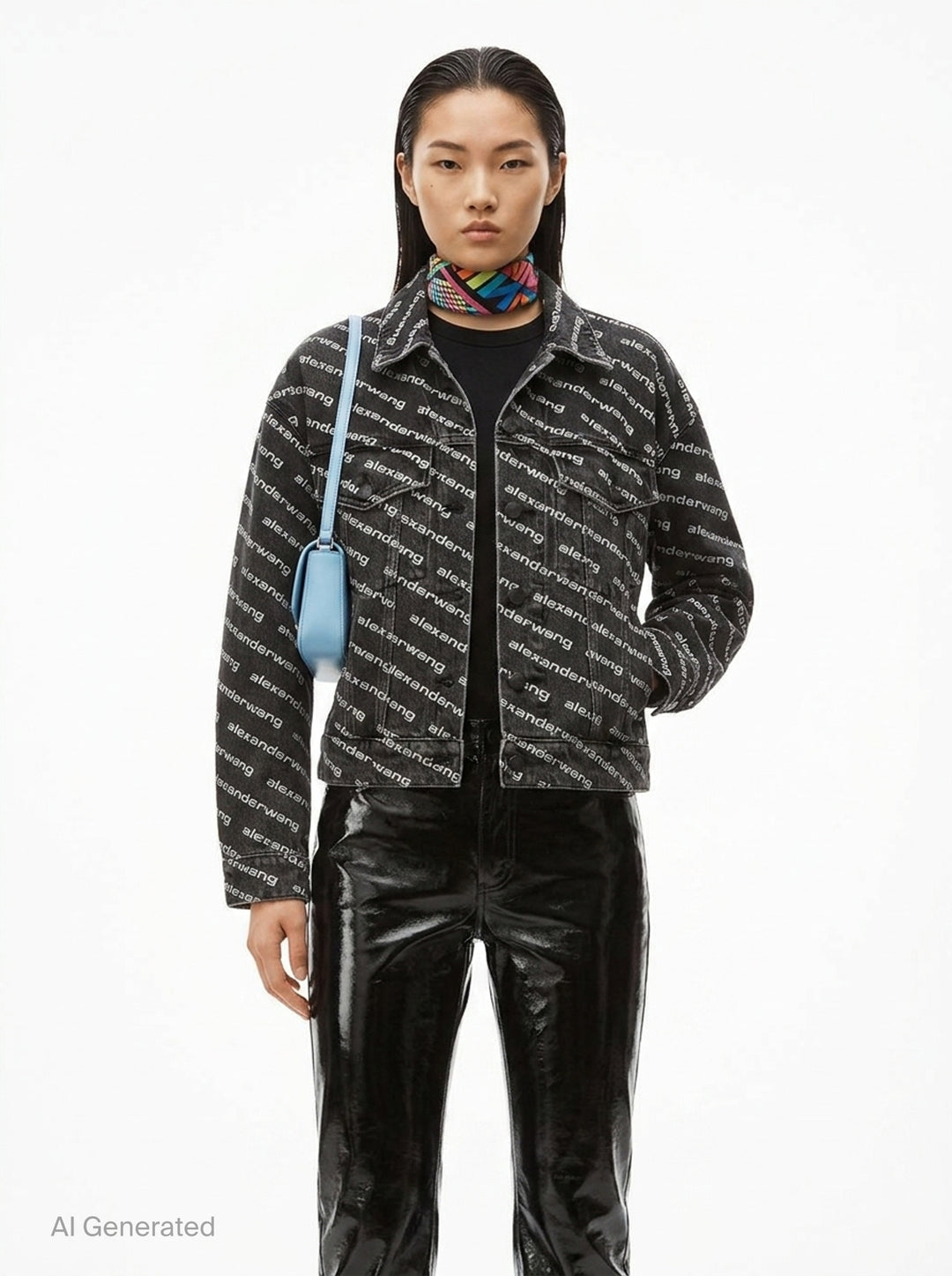Falling Back Logo Jacket | Alexander Wang | Club21 - front