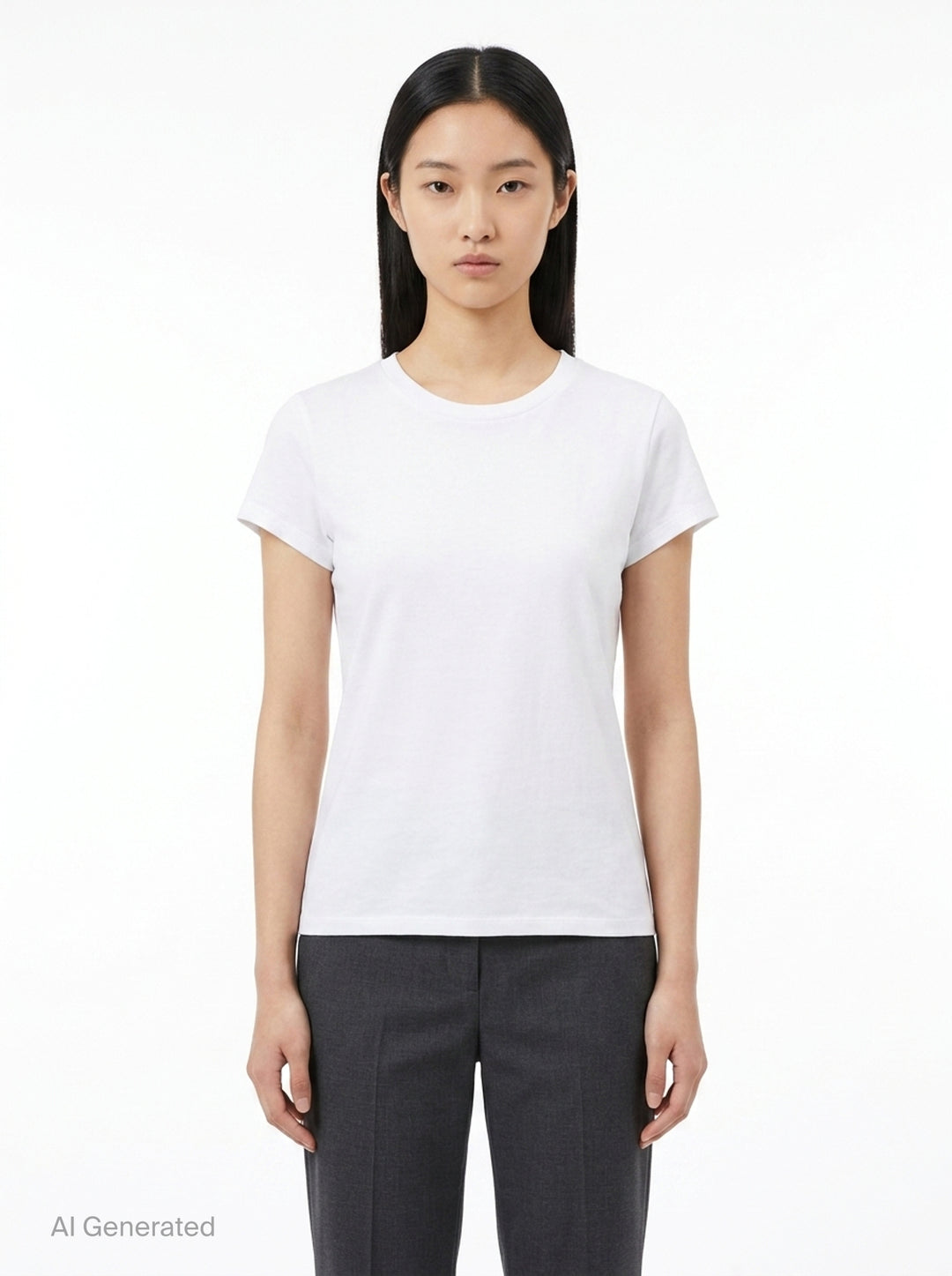 Fitted Tee With Hotfix Gradient | Alexander Wang | Club21 - front