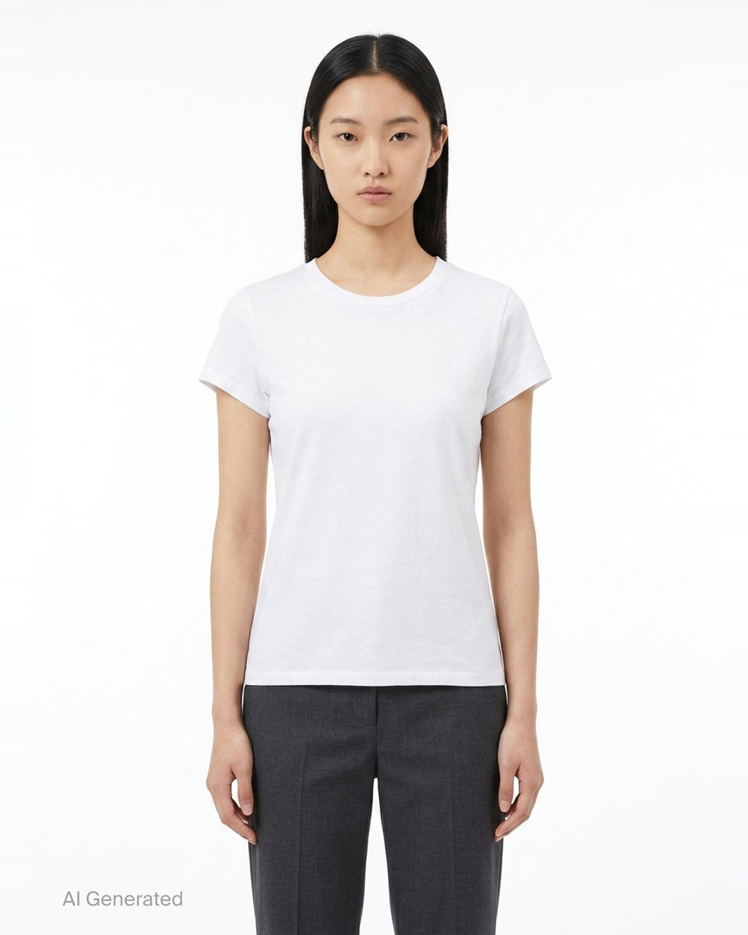 Fitted Tee With Hotfix Gradient | Alexander Wang | Club21 - front