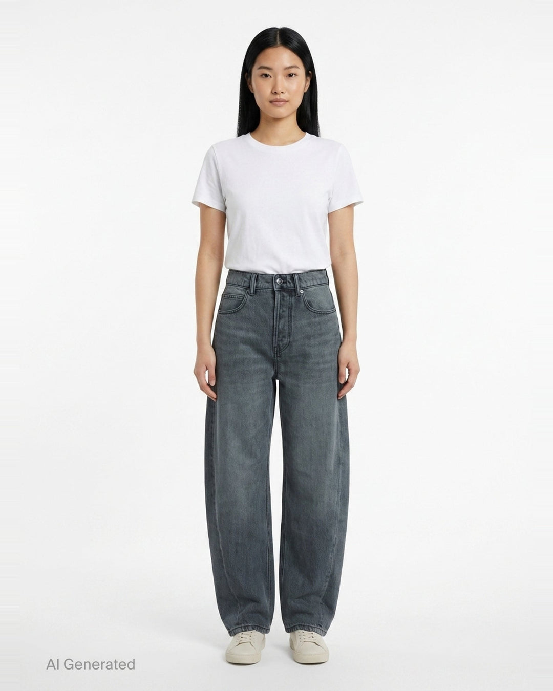 Float Logo Shadow Pocket Jeans | Alexander Wang | Club21 - front