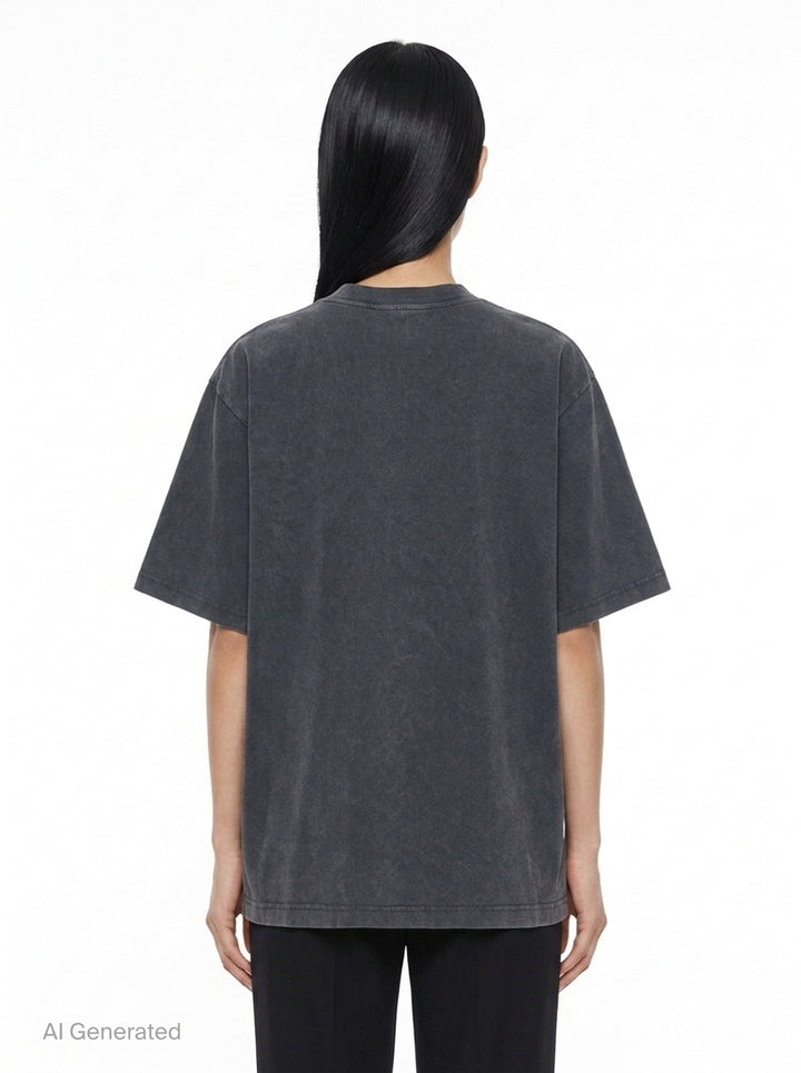 Gradient Logo Short Sleeve Tee | Alexander Wang | Club21 - back