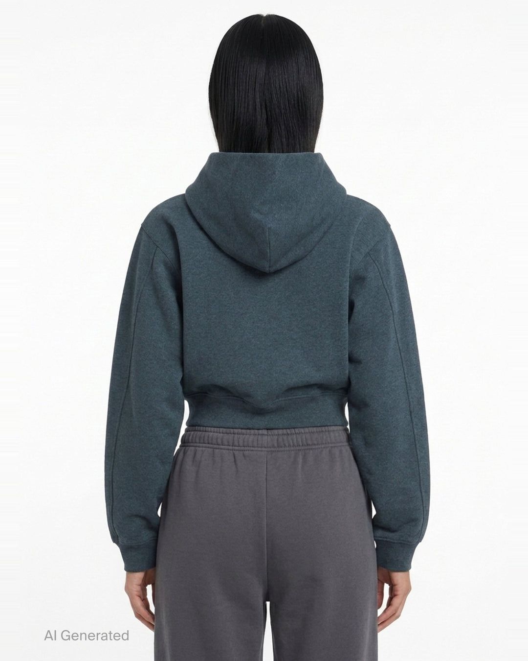 Logo Print Zip-Up Hoodie | Alexander Wang | Club21 - back