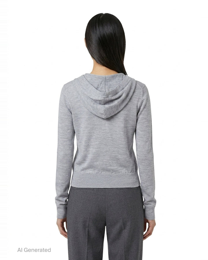 Long Sleeve Continuous Placket Cardigan | Alexander Wang | Club21 - back