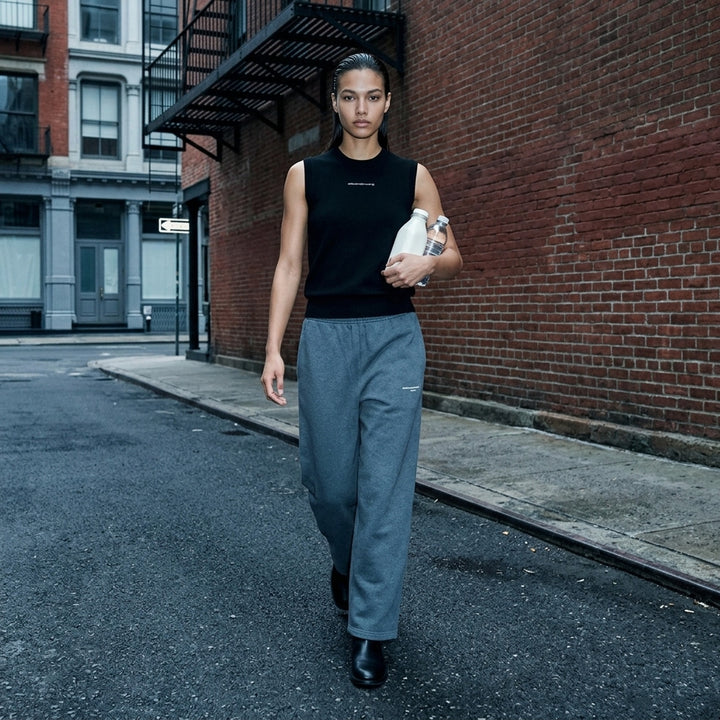 Mid-Rise Relaxed Sweatpants | Alexander Wang | Club21 - lifestyle