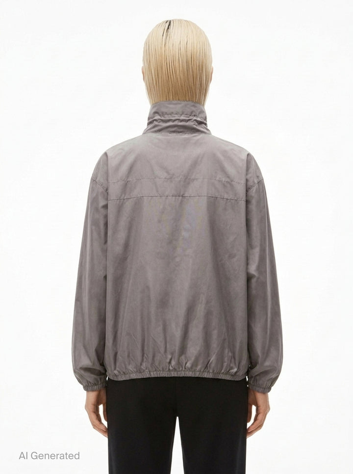 Oversized Gathered Track Jacket | Alexander Wang | Club21 - back