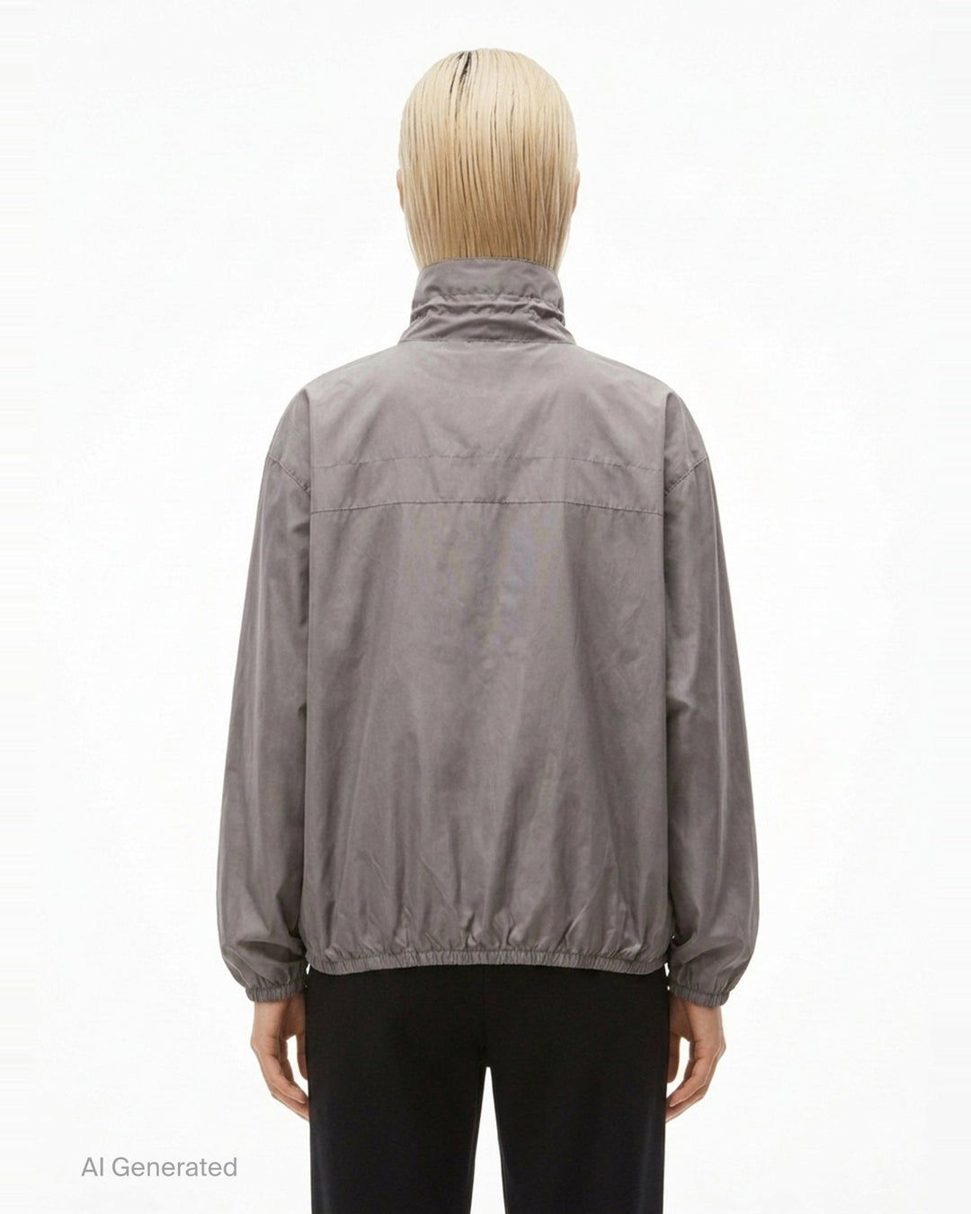 Oversized Gathered Track Jacket | Alexander Wang | Club21 - back