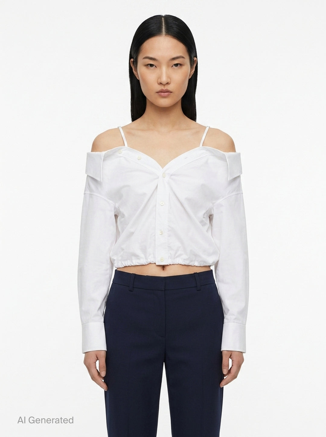 Pre-Styled Off Shoulder Blouse | Alexander Wang | Club21 - front