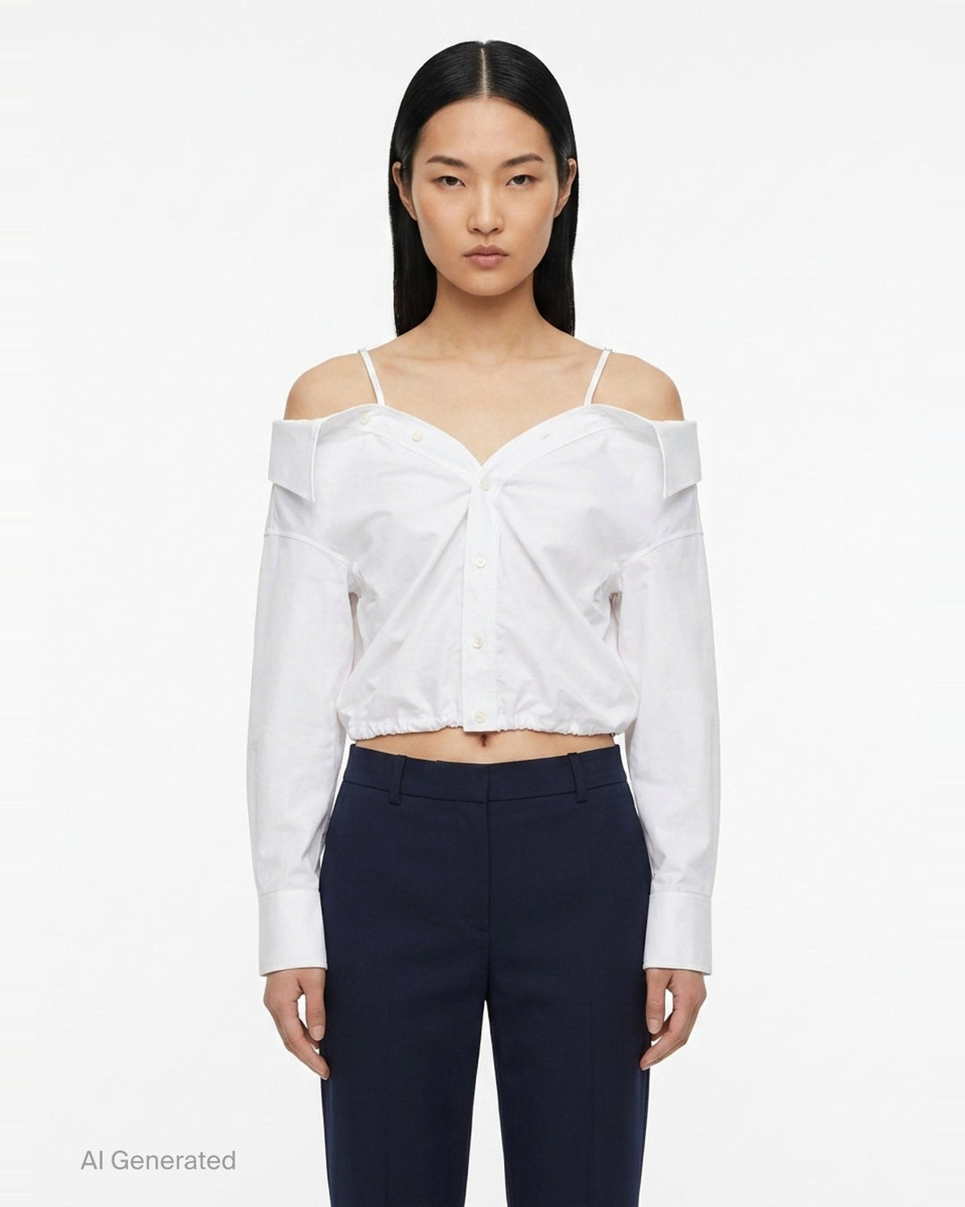 Pre-Styled Off Shoulder Blouse | Alexander Wang | Club21 - front