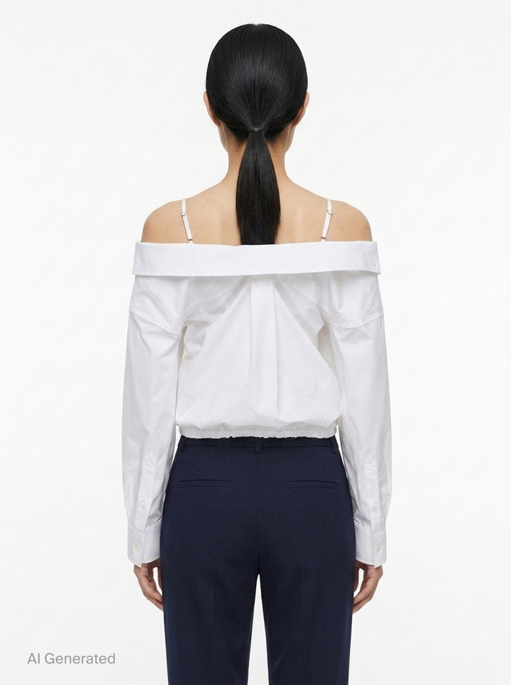 Pre-Styled Off Shoulder Blouse | Alexander Wang | Club21 - back