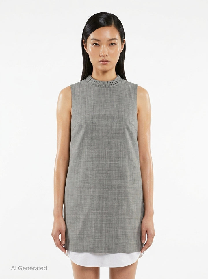 Shift Mini Dress With Zipper | Alexander Wang | Club21 - front