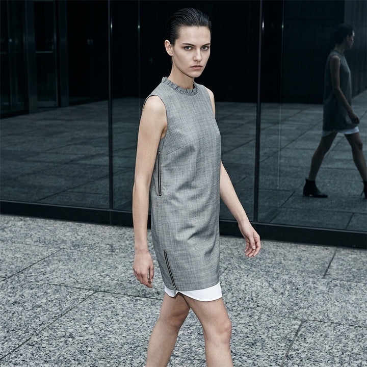 Shift Mini Dress With Zipper | Alexander Wang | Club21 - lifestyle