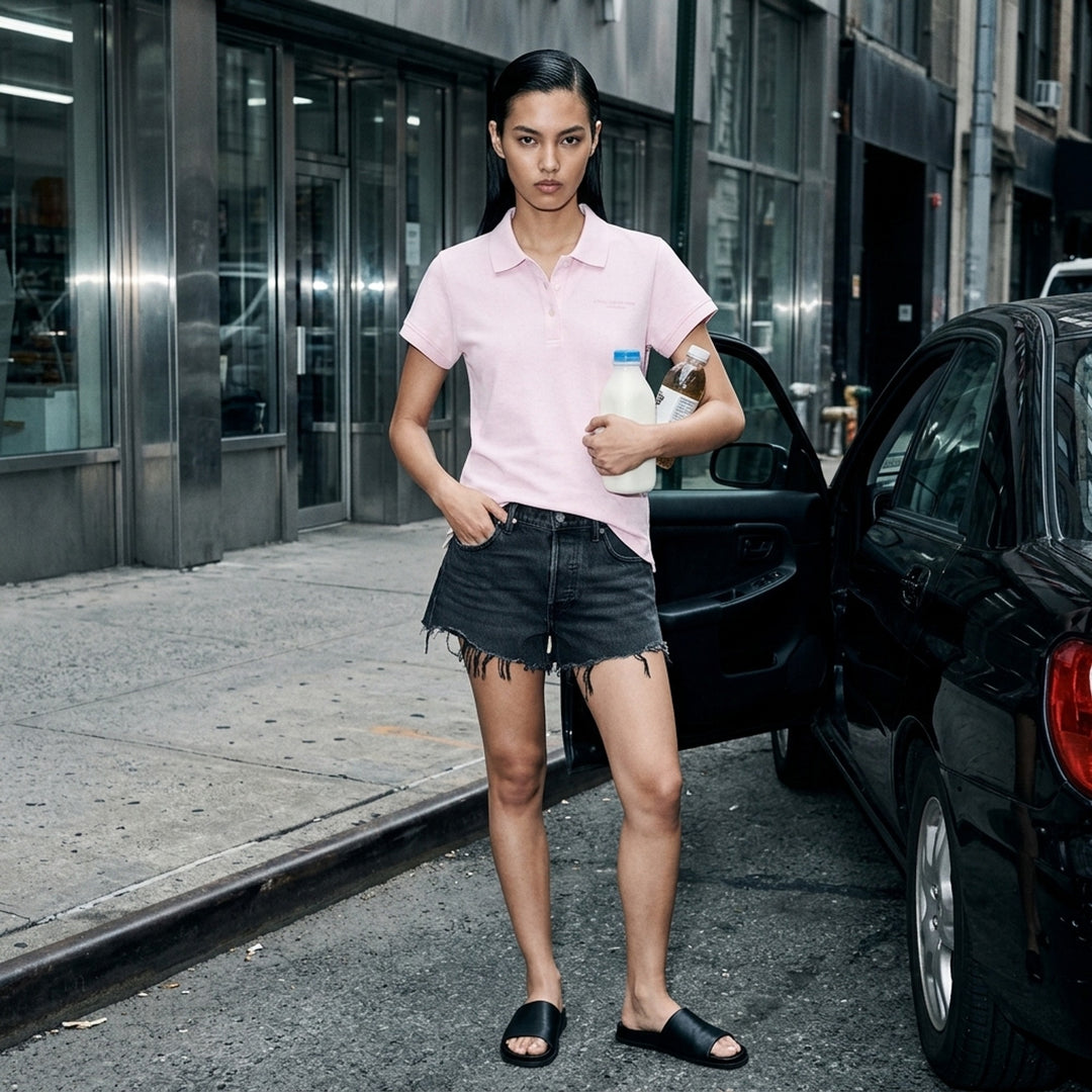 Shrunken Polo Tee | Alexander Wang | Club21 - lifestyle