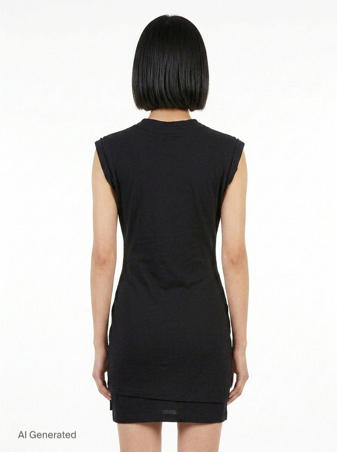 Twisted Bust Layered Mini Dress | Alexander Wang | Club21 - back