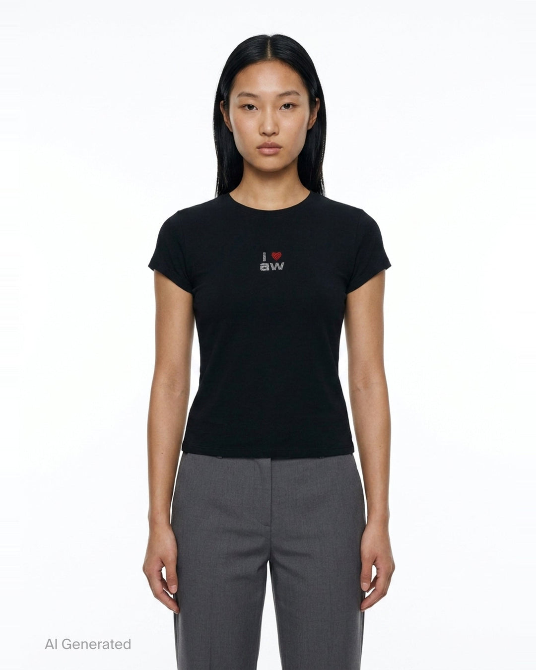 Valentines Graphic Short Sleeve Tee | Alexander Wang | Club21 - front