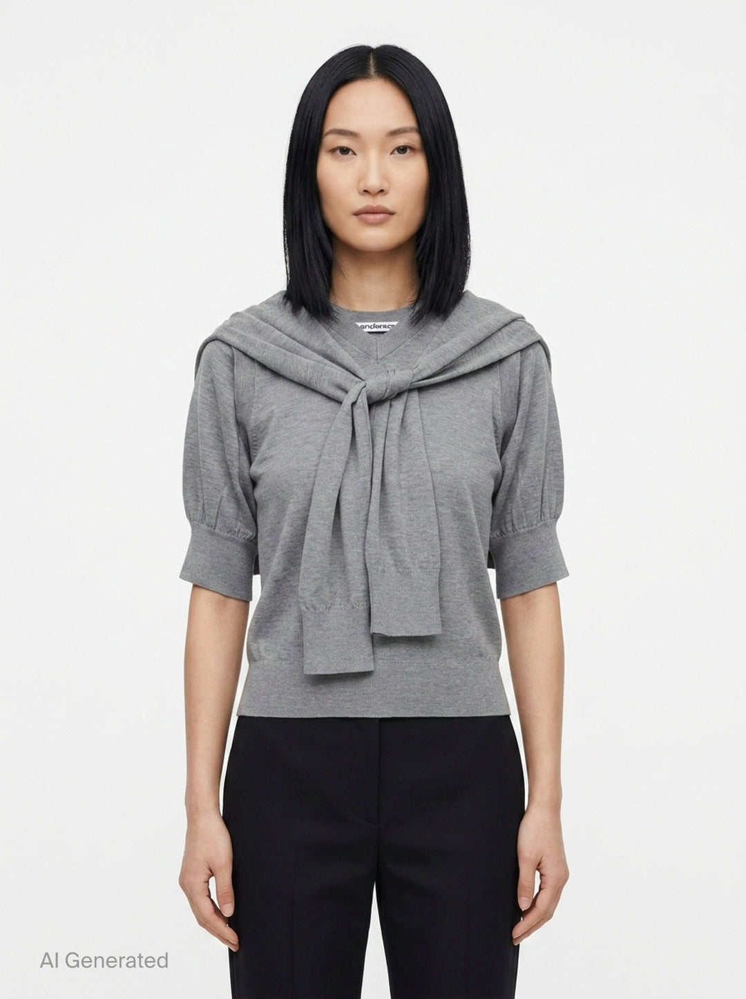Wrapped Cardigan Vest | Alexander Wang | Club21 - front