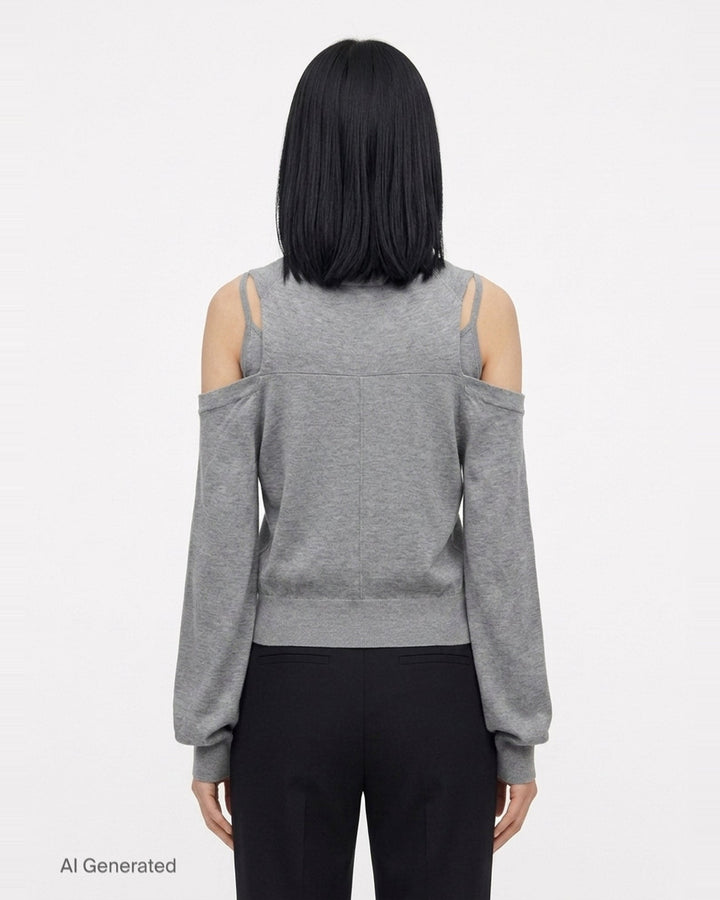 Wrapped Cardigan Vest | Alexander Wang | Club21 - back