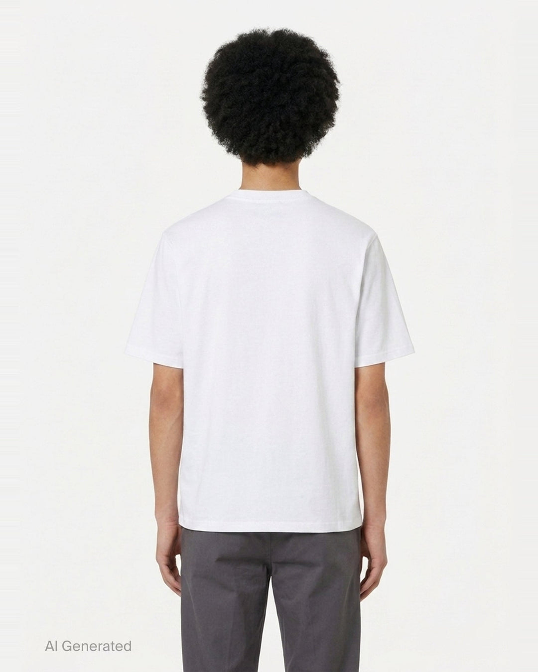 Ami de Coeur Embroidery Tee | AMI Alexandre Mattiussi | Club21 - back