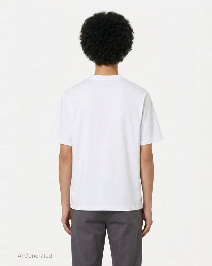 Ami de Coeur Embroidery Tee | AMI Alexandre Mattiussi | Club21 - back