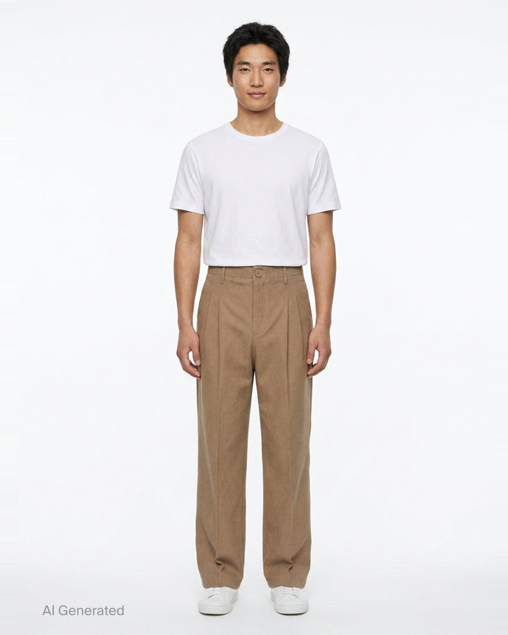 Carrot High Waisted Trousers | AMI | Club21 - front