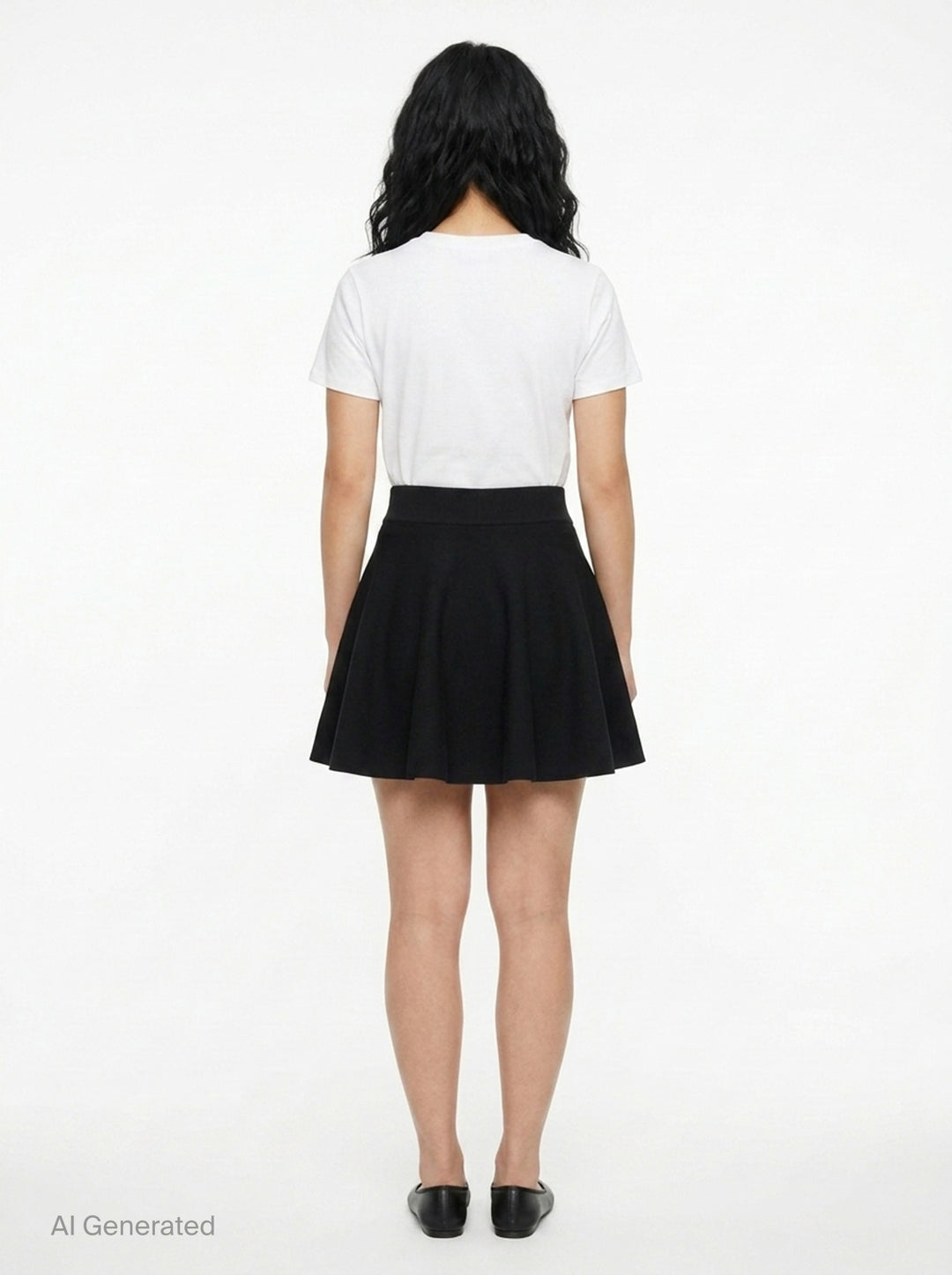 Godet Short Skirt | AMI | Club21 - back