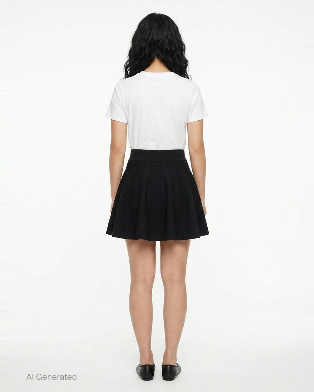 Godet Short Skirt | AMI | Club21 - back