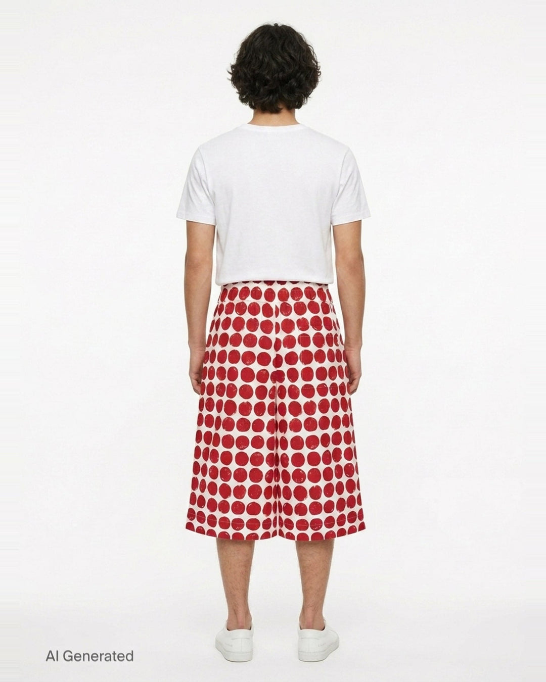 Large Polka Dot Bermuda Shorts | AMI | Club21 - back