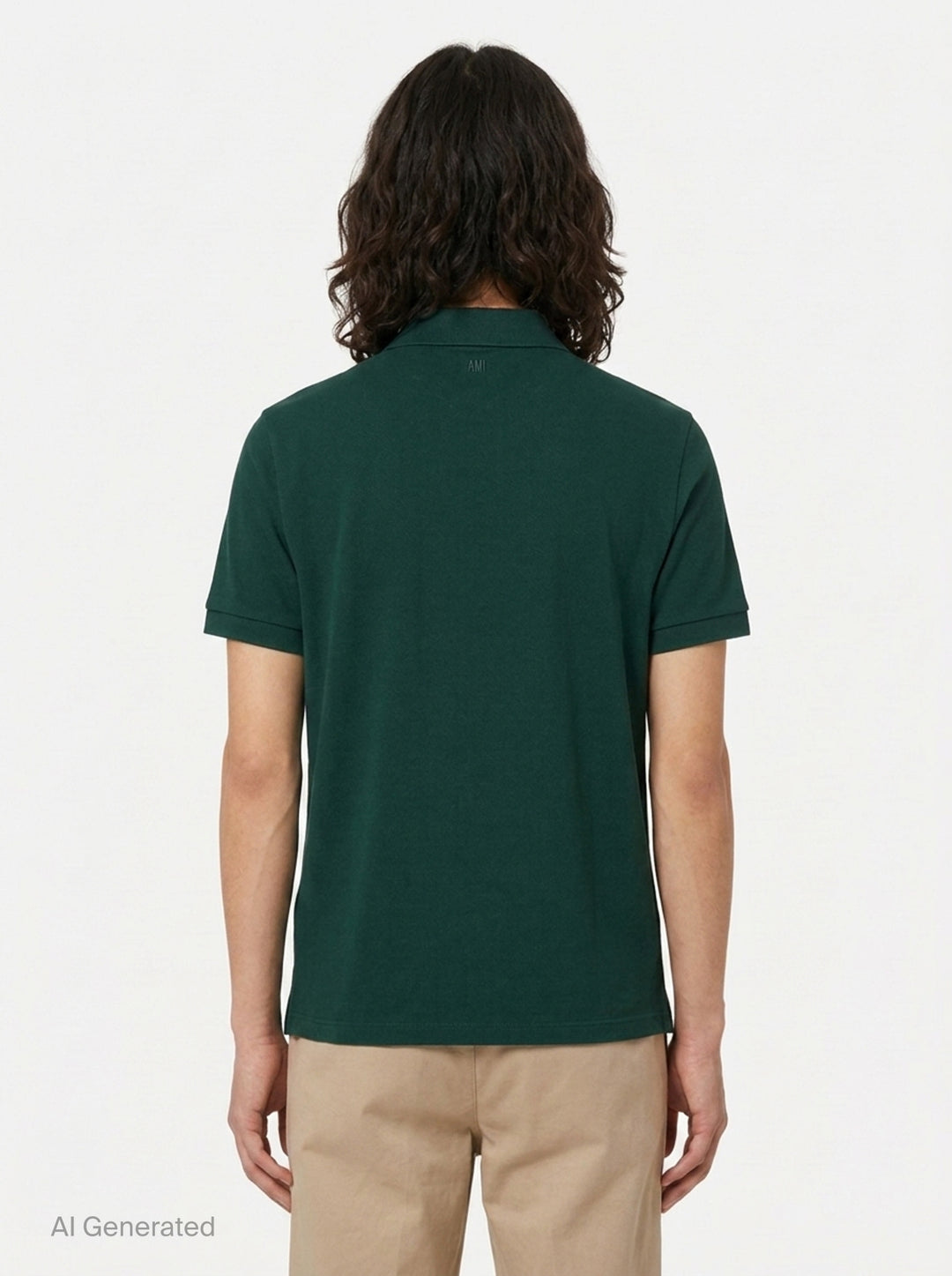 Polo With Contrasted A | AMI | Club21 - back