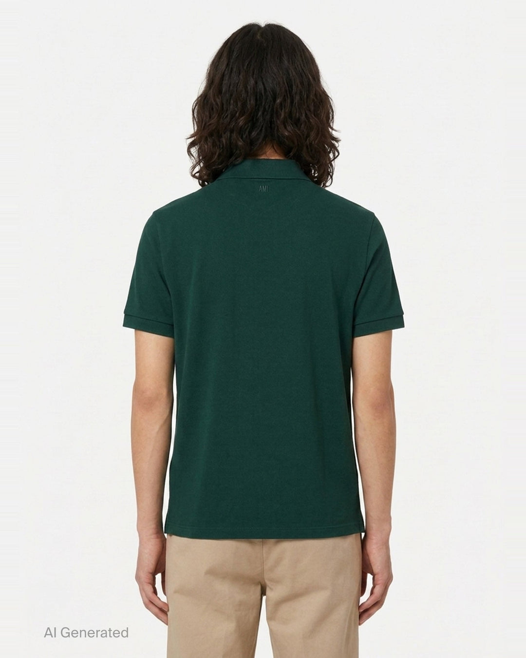 Polo With Contrasted A | AMI | Club21 - back