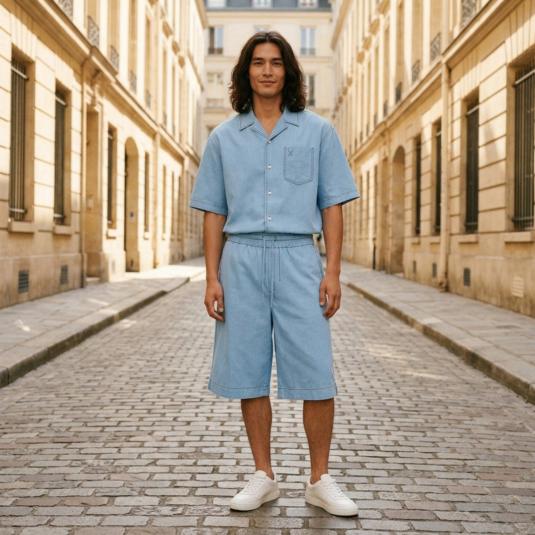 Short Sleeve Boxy Shirt | Ami Alexandre Mattiussi | Club21 - lifestyle