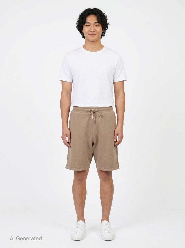 Tonal Emboss Shorts | AMI | Club21 - front