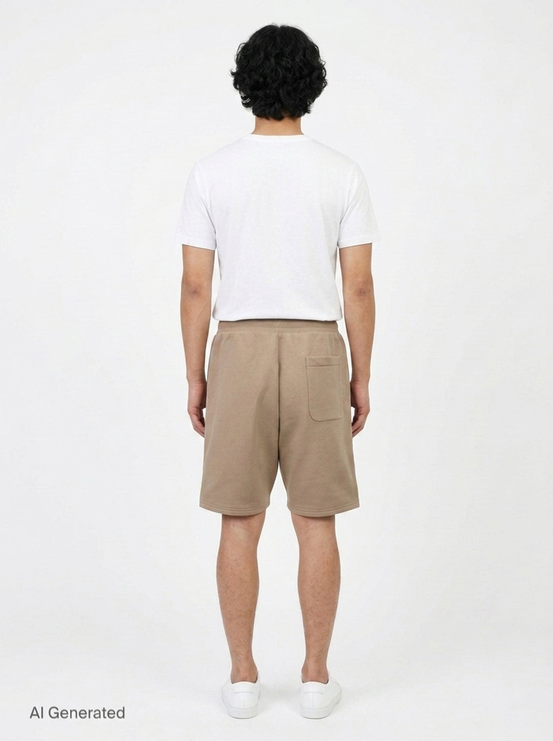 Tonal Emboss Shorts | AMI | Club21 - back