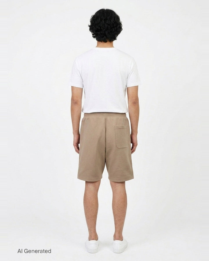 Tonal Emboss Shorts | AMI | Club21 - back