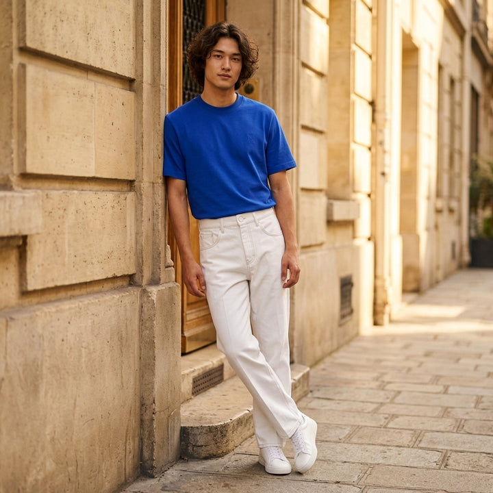 Tonal Embroidered Tee | Ami Alexandre Mattiussi | Club21 - lifestyle