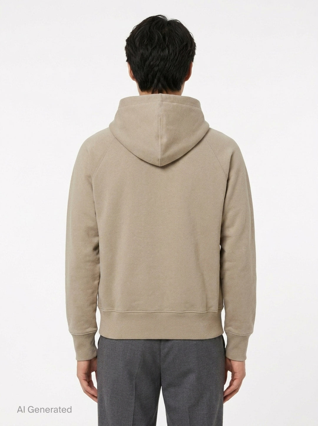 Zipped Hoodie | AMI Alexandre Mattiussi | Club21 - back