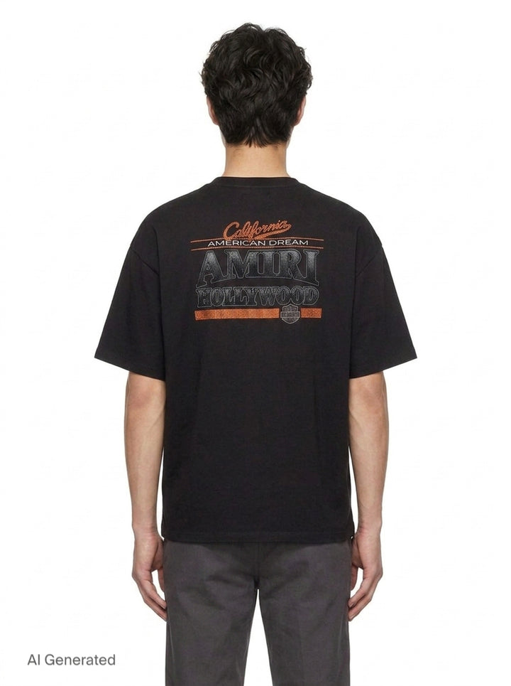 American Dream Crystal Tee | Amiri | Club21 - back