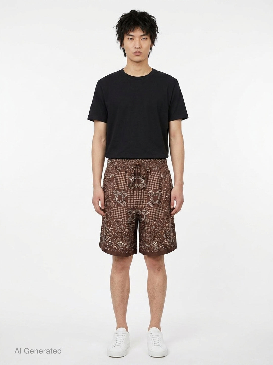 Bandana Print Shorts | Amiri | Club21 - front