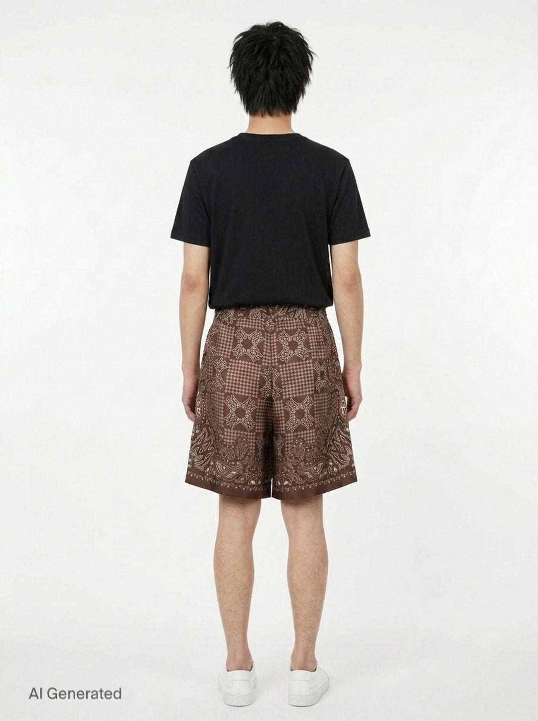 Bandana Print Shorts | Amiri | Club21 - back