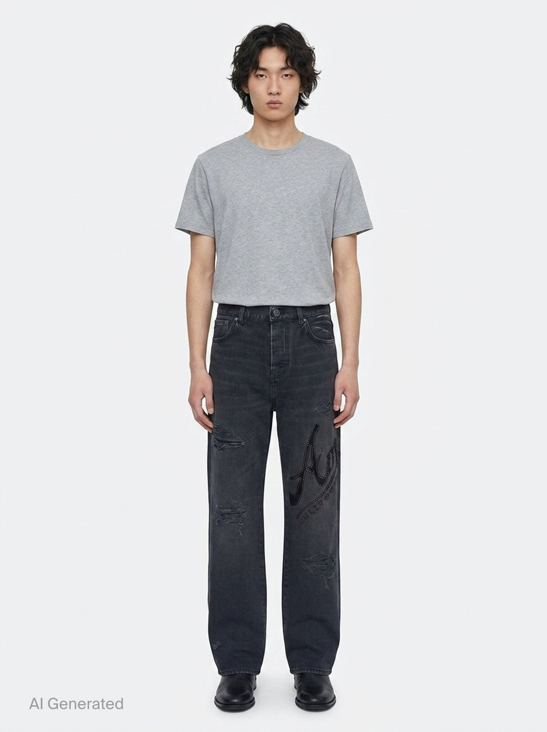 Hollywood Baggy Jeans | Amiri | Club21 - front