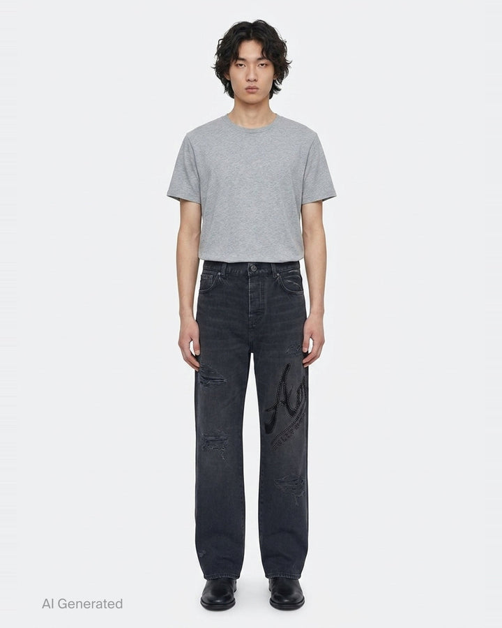Hollywood Baggy Jeans | Amiri | Club21 - front