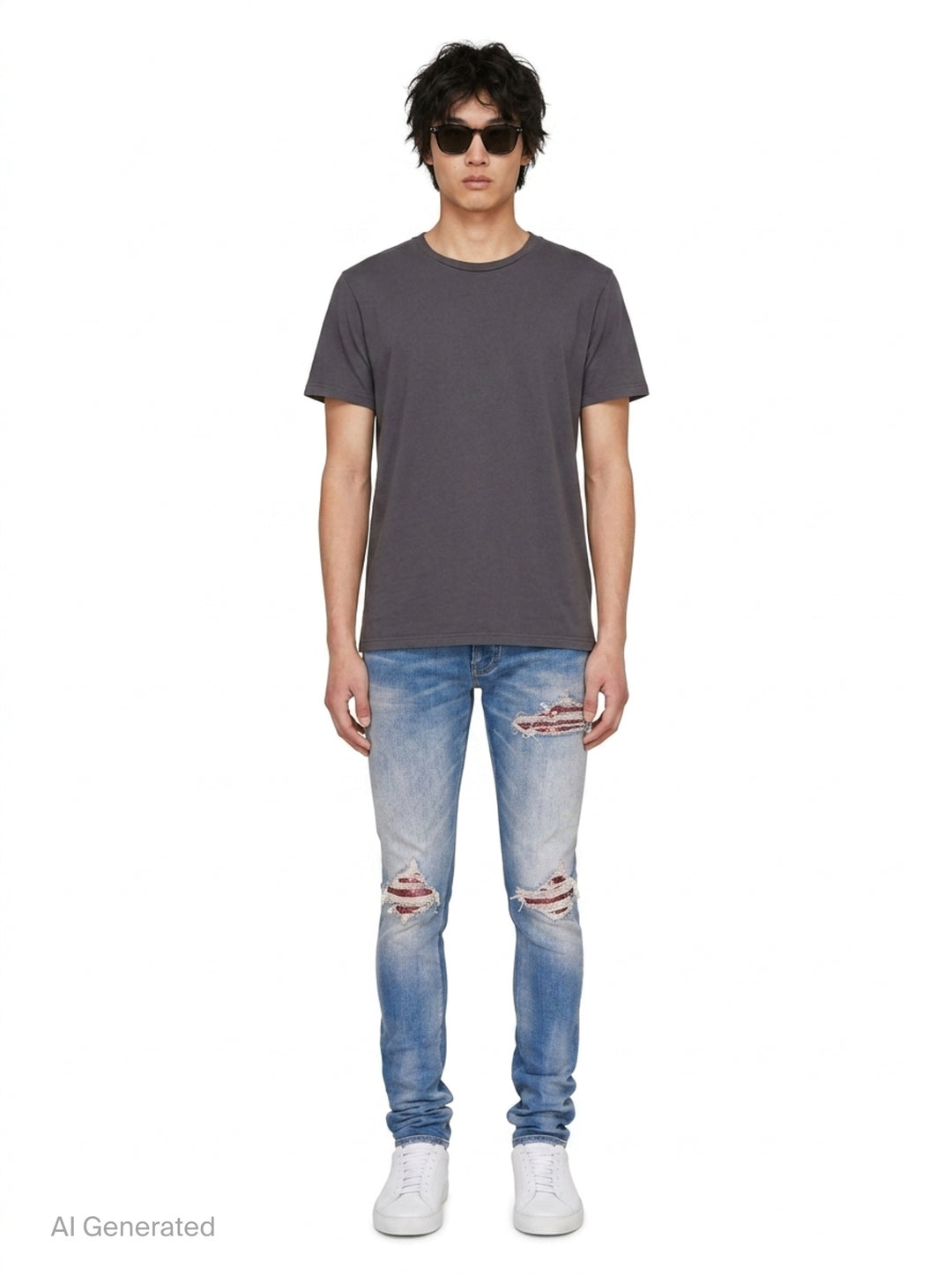 MX1 Distressed Jeans | Amiri | Club21 - front