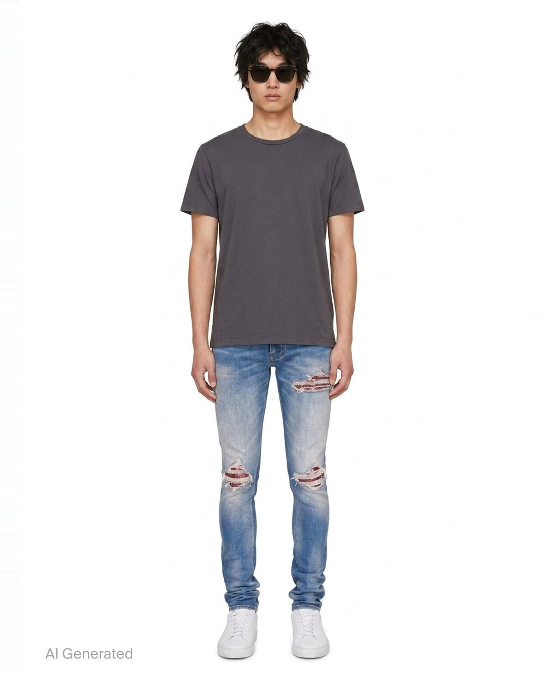 MX1 Distressed Jeans | Amiri | Club21 - front