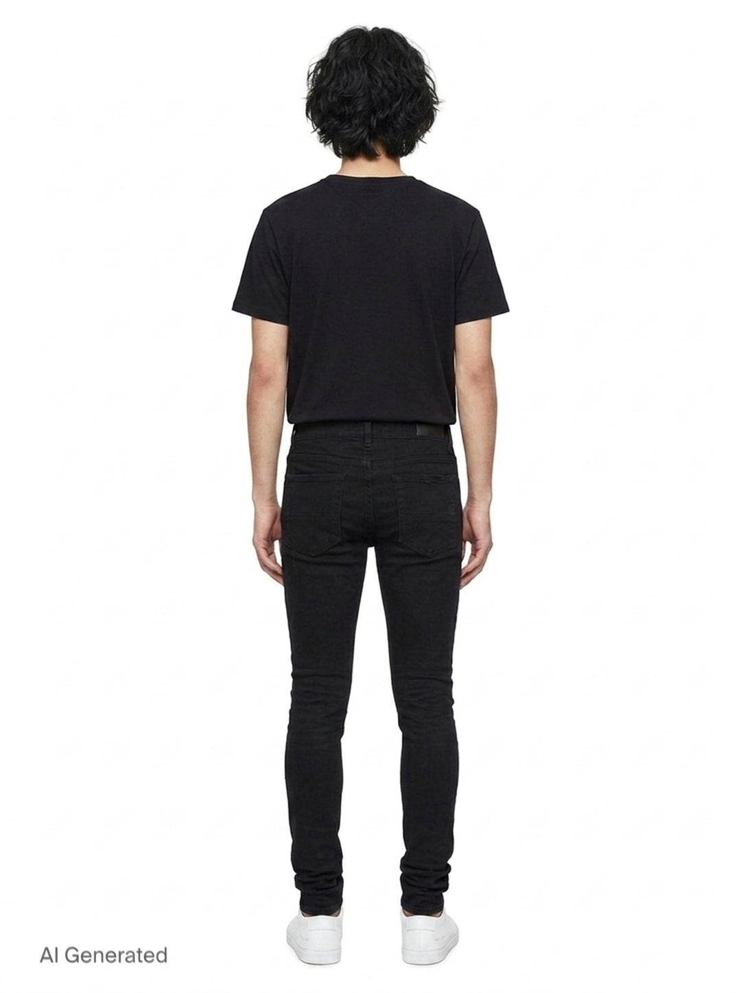 MX1 Distressed Skinny Jeans | AMIRI | Club21 - back