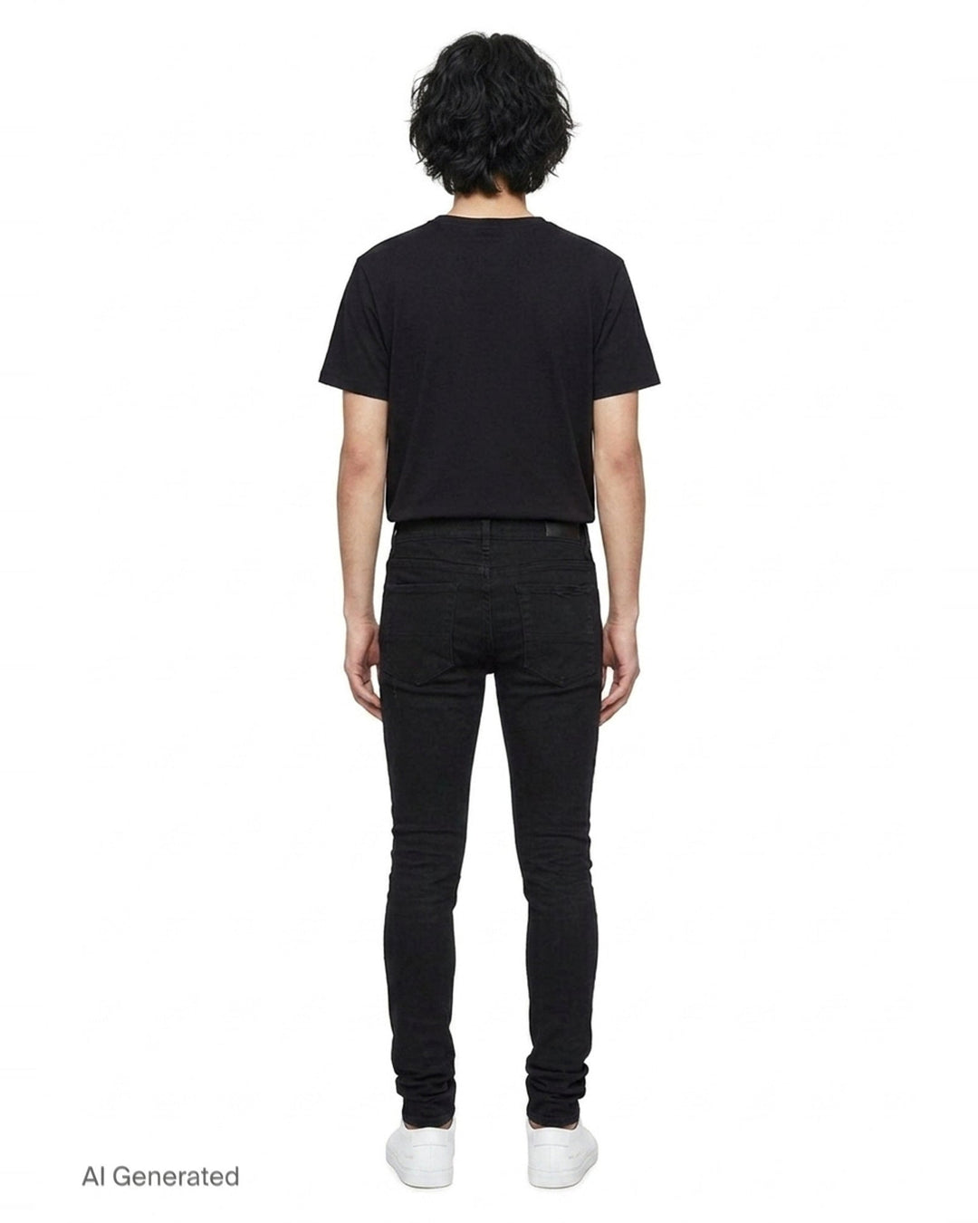 MX1 Distressed Skinny Jeans | AMIRI | Club21 - back