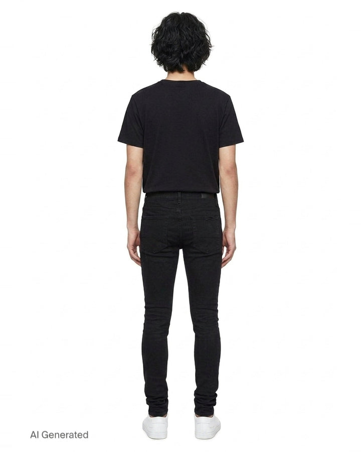 MX1 Distressed Skinny Jeans | AMIRI | Club21 - back
