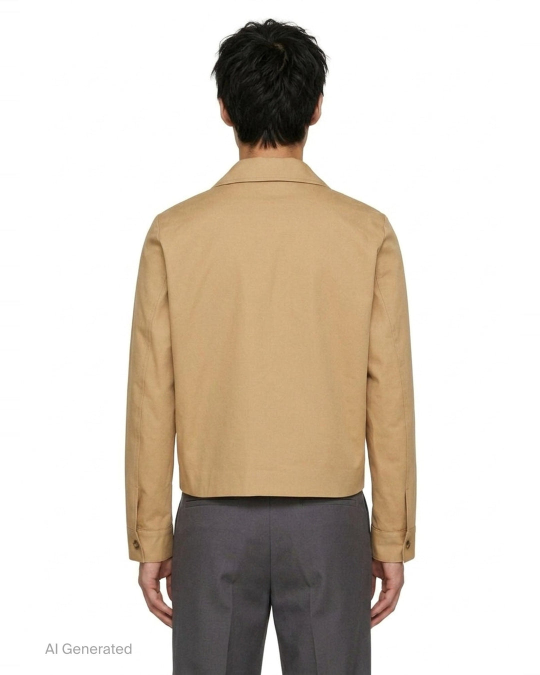 Script Collar Shirt Jacket | Amiri | Club21 - back