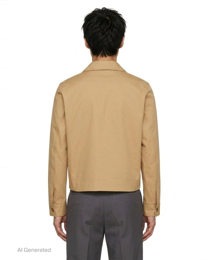 Script Collar Shirt Jacket | Amiri | Club21 - back