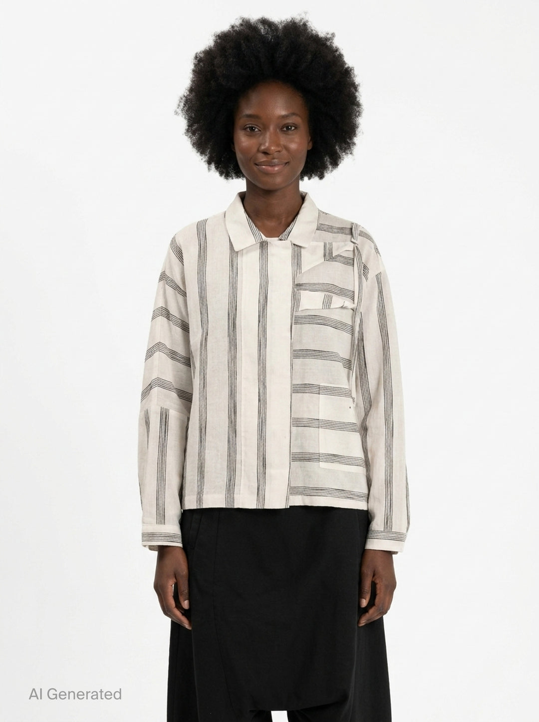 Asymmetrical Batwing Top | Anaabu | Club21 - front