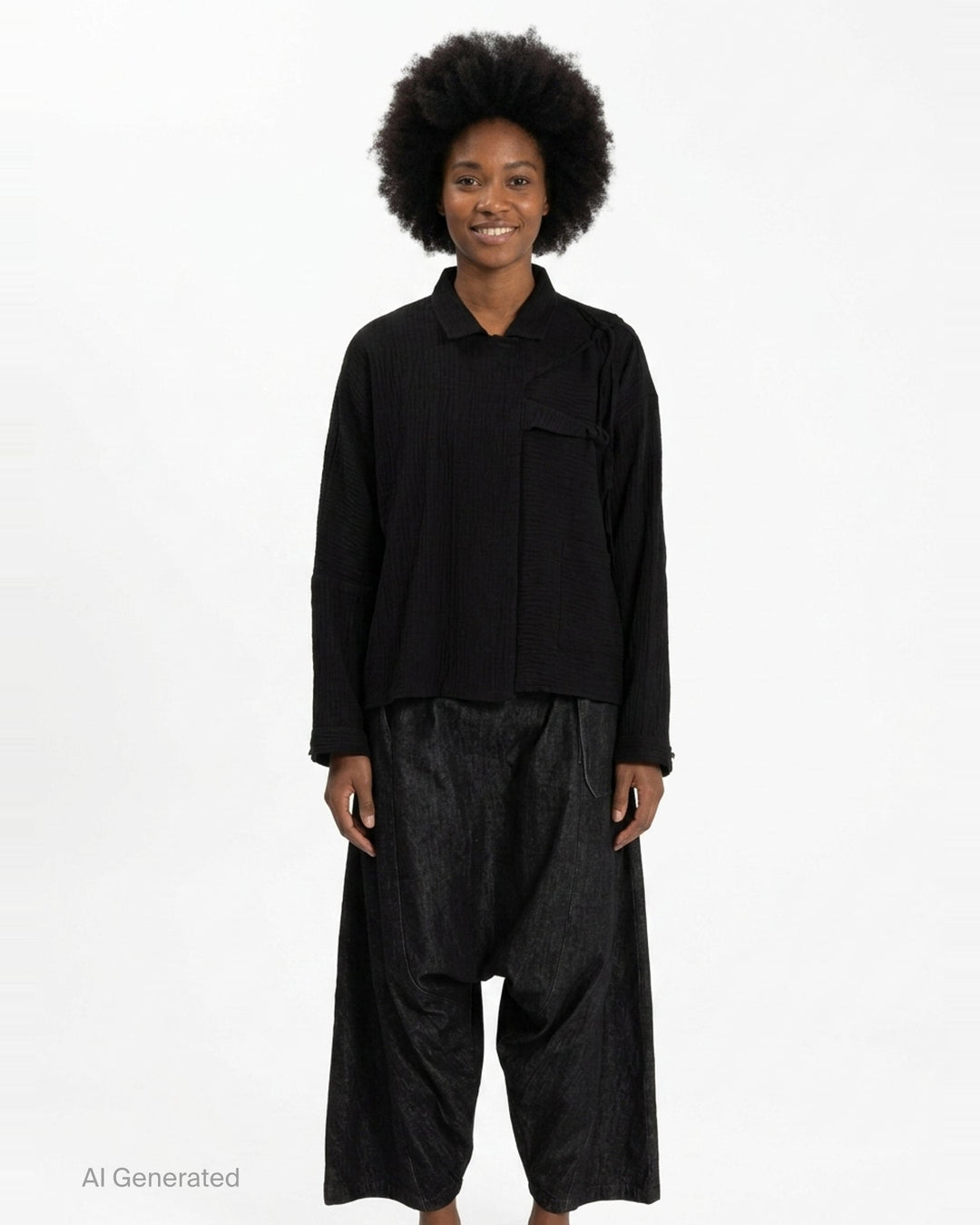Asymmetrical Batwing Top | Anaabu | Club21 - front