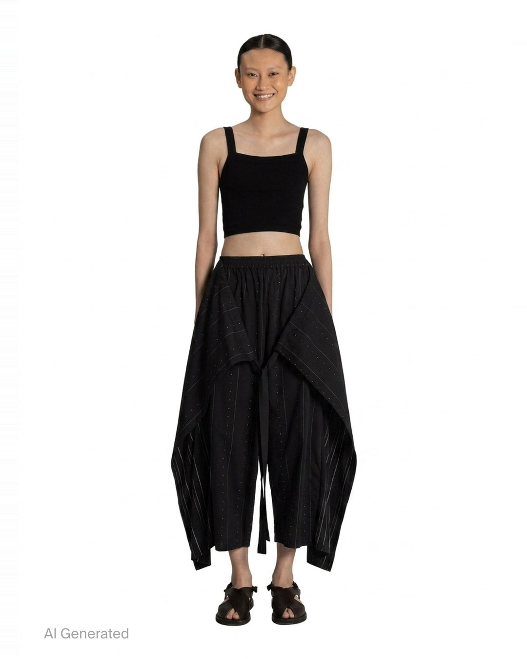 The Skants Draped Pants | Anaabu | Club21 - front